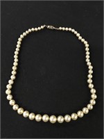 Natural Graduated Pearl Necklace