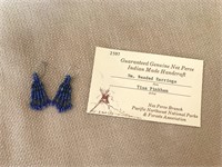 Nez Perce Handcrafted Small Bead Earrings