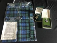 Scarf, Pin & Necklace from Scotland