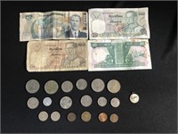Miscellaneous Foreign Coins & Paper Money