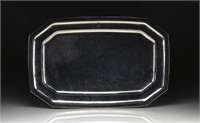 FRENCH SILVER ART DECO TRAY
