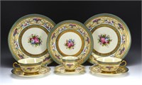 48 PIECE FRENCH PORCELAIN LUNCHEON SET