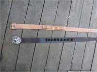 2pc Leather Cartridge Belts w/ Buckles