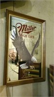 Miller High Life  eagle mirror