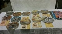 Circus themed collector plates and programs