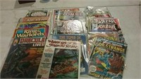 Comic books most  from the 70s and 80s