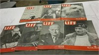 7 1945 Life magazines
