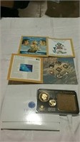 Commemorative coins from the Bahamas and gold