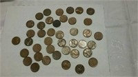 40 Wheat pennies