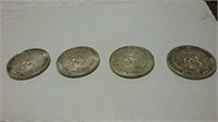 4 silver ingots . 999  each