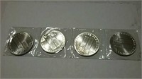 4-1 oz  .999 silver World Trade Center coins