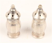 STERLING SILVER V. LOLLO SALT & PEPPER SHAKERS