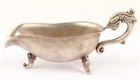 CHINESE SILVER DRAGON SAUCER