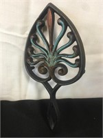 Ornate cast iron.