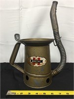 Vintage metal oil can.