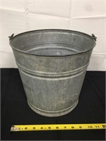 Vintage galvanized bucket.