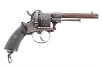 Belgium V. Collette Pin Fire Engraved Revolver