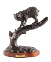 G.C. Wentworth Bobcat Bronze Sculpture