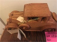 Carved antique car