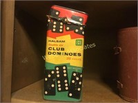 Vintage games: Pix stix, dominos, binoculars