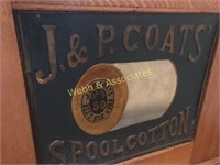 J&P Coats 6 drawer spool cabinet