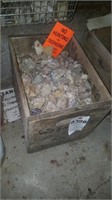 Soda Crate w/Rocks & minerals