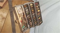 Fishing Tackle box - vintage lures