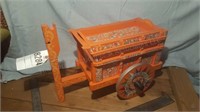 Carnival wagon toy chest / tea cart