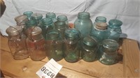 Group of Ball Bail Top & Zinc Lid Jars