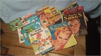 Group of Vintage Comics & Music Magazines