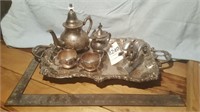 Group of Silver / Plated Items & Nutcracker