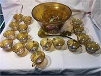 Carnival Punch Bowl 21 Cups