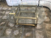Glass Top Coffee Table 40” square