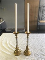 2 18” Candle Holders