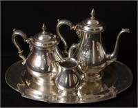 4 PC. INTERNATIONAL STERLING SILVER TEA SET