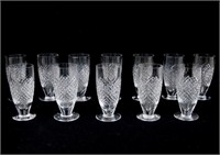 Waterford crystal footed iced tea glasses