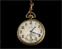 Antique Elgin pocket watch with fob
