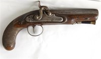 A Fine Antique English percussion pistol