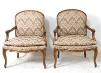 French style arm chairs - pair