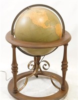 Rand McNally 1930's Standing World Globe