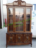 Small 2-Piece Lighted China Cabinet