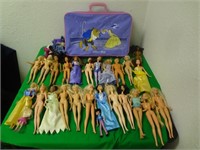 Beauty and the Beast Case with Barbies