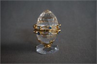 Swarovski Crystal Egg Trinket Box, Retired