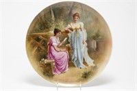 Royal Vienna Porcelain Cabinet Plate, Antique