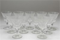 Baccarat Crystal "Piccadilly" Wine/Water Glasses