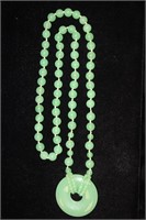 Necklace Believed to be Jade