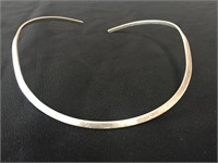Sterling Silver Solid Wire Choker