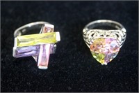 925 Sterling Silver Cocktail Rings
