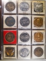 59 - TOKENS / COINS / MEDALS in ALBUM