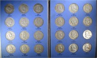 FRANKLIN HALF DOLLAR SET COMPLETE 1948-1963